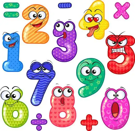 可爱的数字字符表情图片