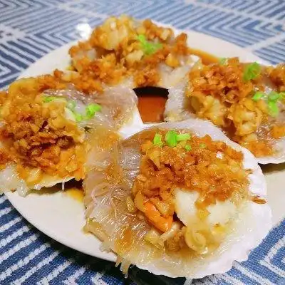 蒜蓉粉丝蒸扇贝这样做也太好吃了吧!天天吃都不腻!