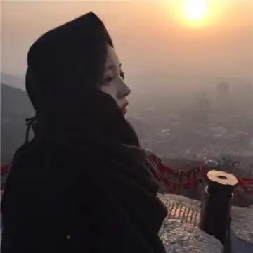 2020女生长发侧面头像唯美图片大全从此我的世界充满色彩