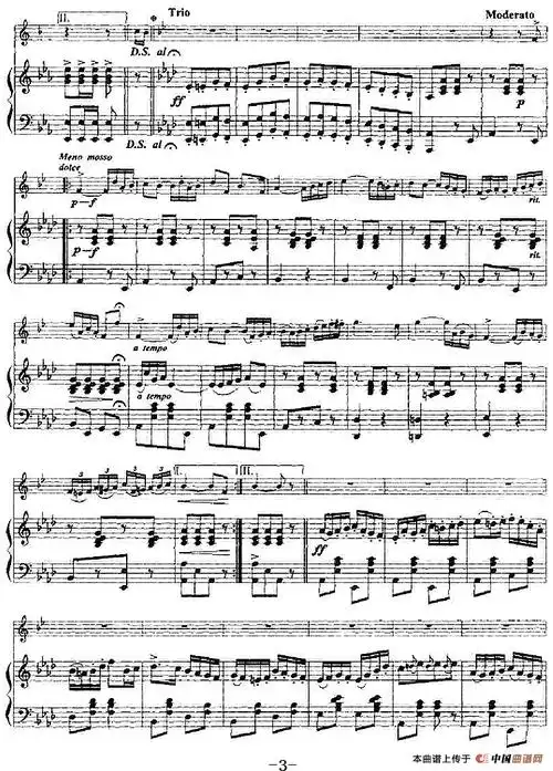 幽谷乐园铜管乐谱(小号 钢琴伴奏) 器乐乐谱