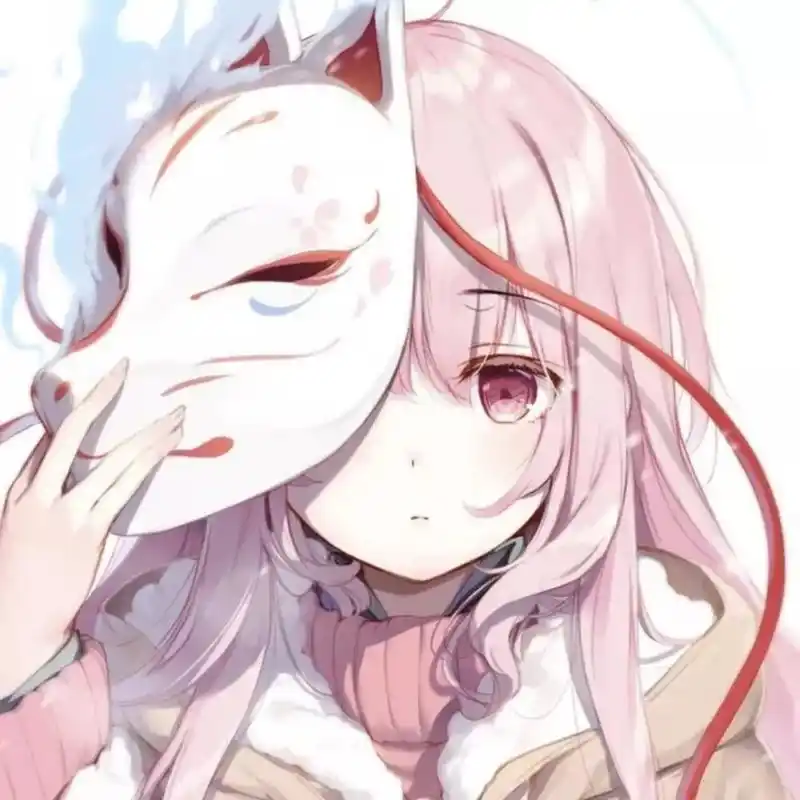 动漫女头|二次元粉发头像 粉毛 动漫女生头像_腾讯新闻