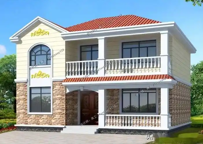 4款小户型二层农村别墅,造价不到20万,这样的户型农民最适合建_屋顶