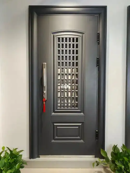 家用双色甲级防盗门子母门入户门中门通风门