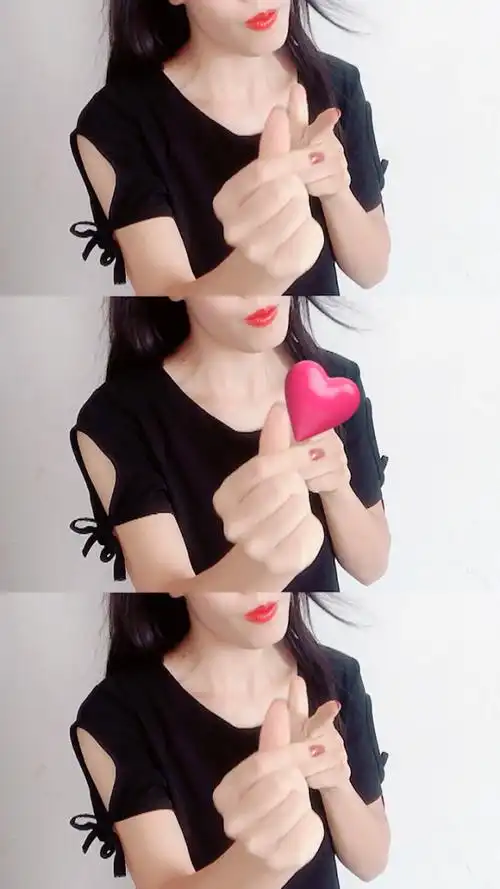 超简单的花式比心7815学会了去给心仪的他(她)告白吧!