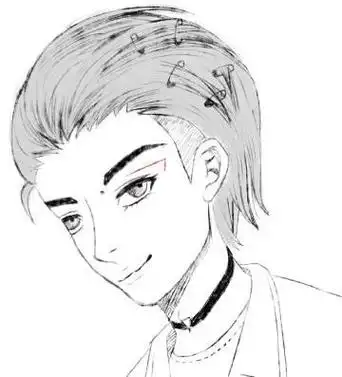 q版小鬼王琳凯简笔画教程