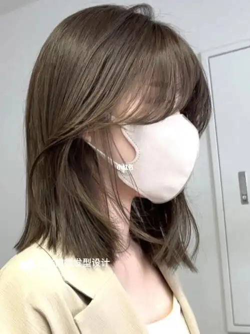 中式八字刘海齐肩短发78把女性韵味显示到位