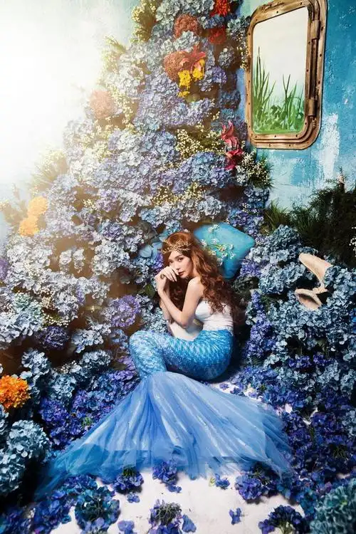 看看这套美人鱼婚纱照