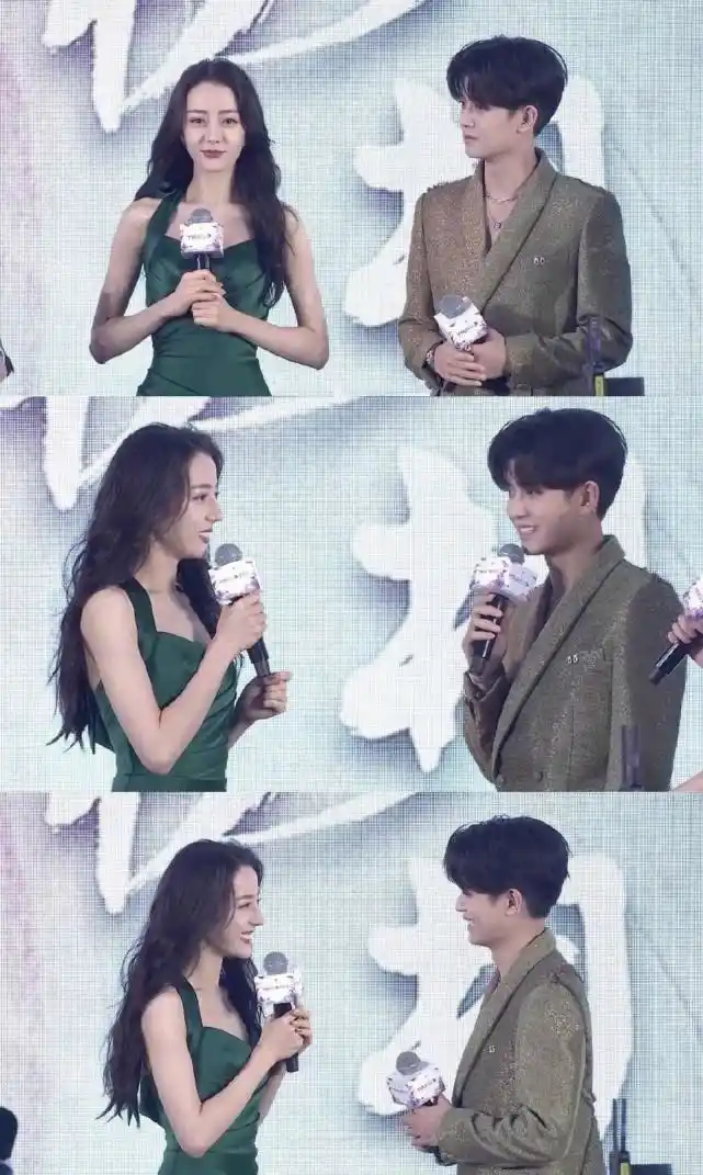 迪丽热巴任嘉伦上演摸头杀眼神里满满的爱能否超越和吴磊的cp感