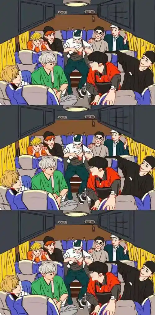 exo 九人漫画壁纸