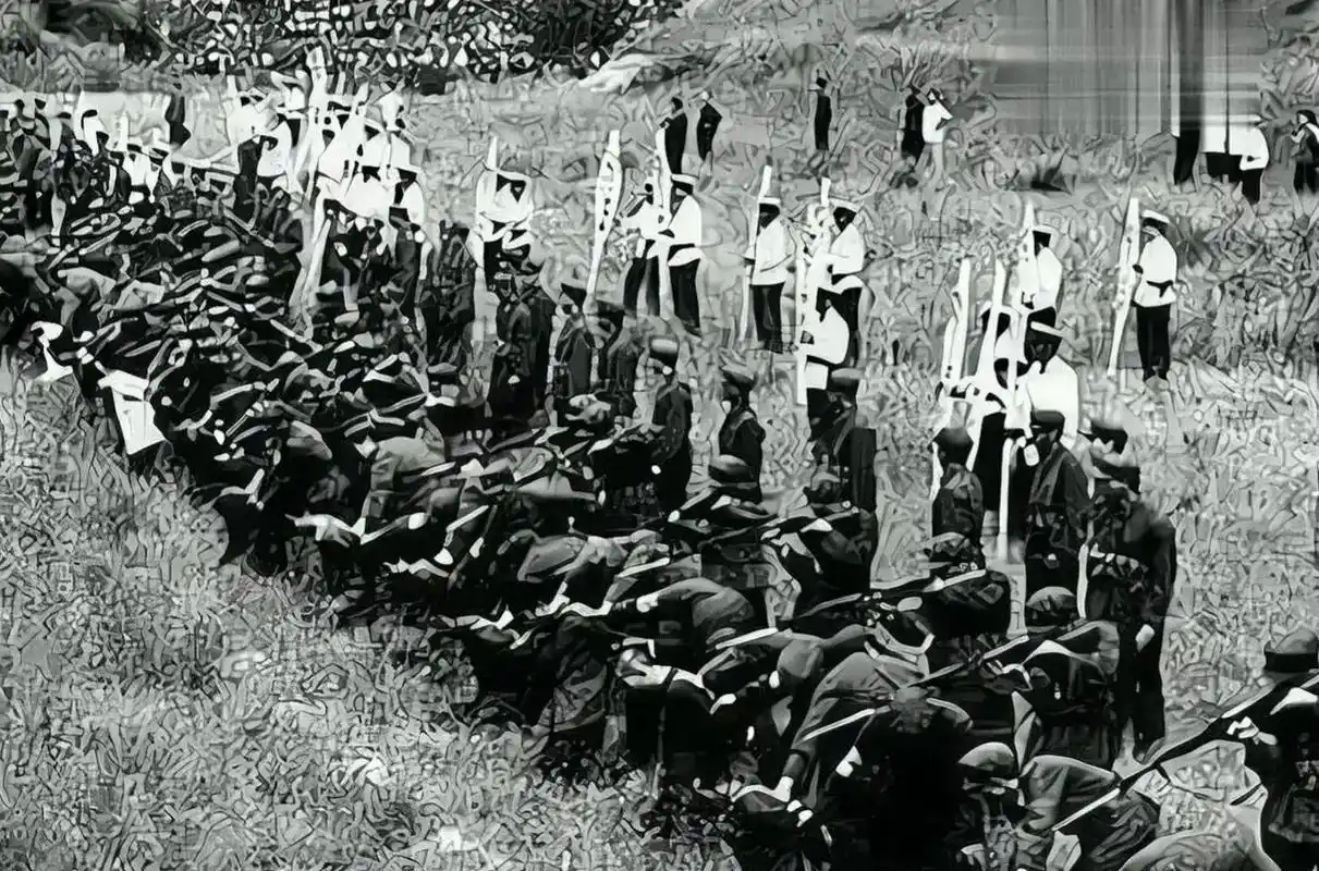 在1983年的严打期间,在某个郊外刑场,一群死刑犯被带到了执行场地