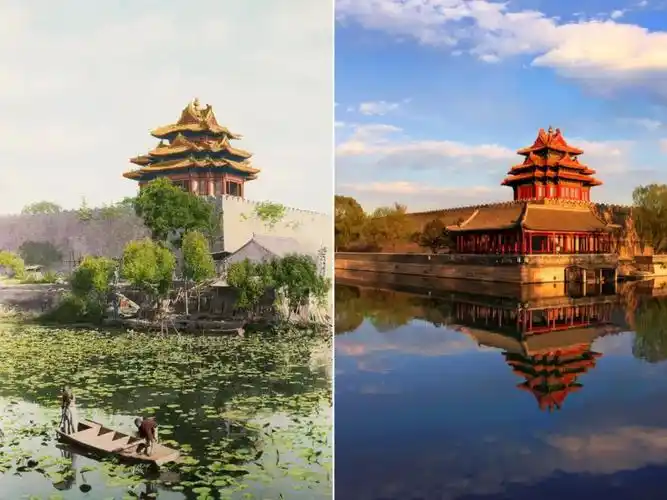 30张过去vs现在的对比照,感受岁月变迁的震撼