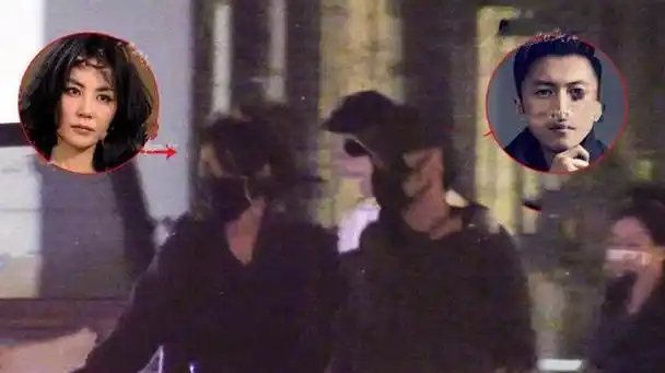 王菲与谢霆锋被爆联合签名天后被捕获披头散发后被轿车接走