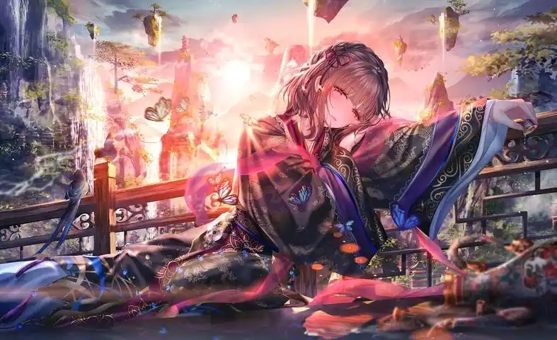 4k动漫 古风 少女超高清壁纸 - 动漫 - h128壁纸