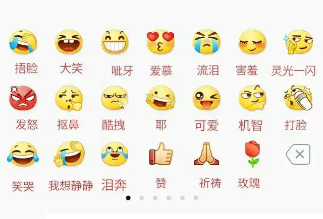 85个表情包含义对照表