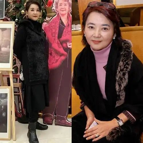 65岁自然老去的胡慧中穿着高调时髦又洋气到老都气质优雅