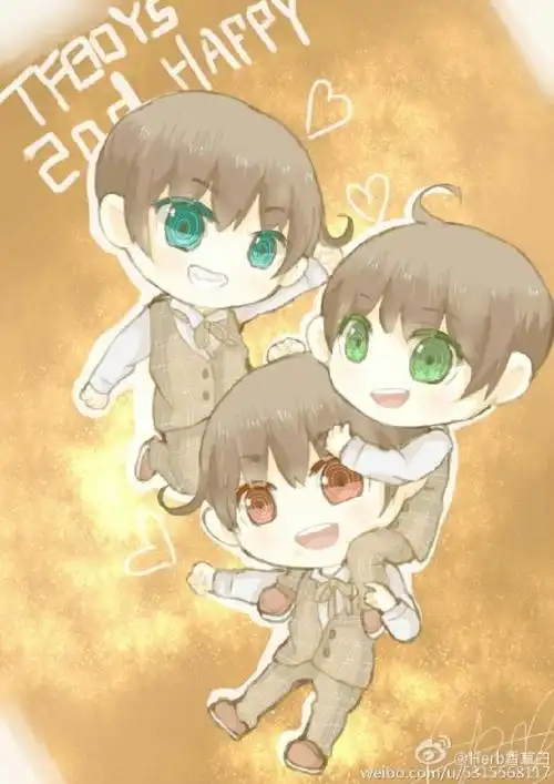 tfboys三人同行#昨天忘发.我还是发出来吧.大年初一哈哈哈