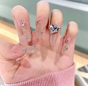 超长尖手工成品穿戴甲定制甲片美甲甲指甲贴片