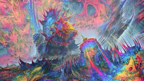 [分形插画]七彩国度 vol.06 (1080p壁纸福利)