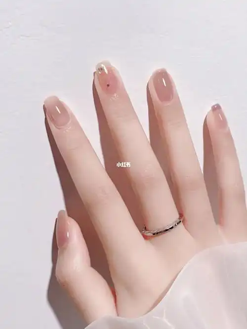 夏日美甲7715冰透简约果冻[红色心形r][红色