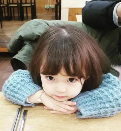 小女孩短发发型图片(适合1012岁的女生儿童短发发型) - 绿巢号