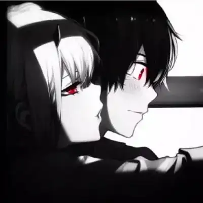 二次元病娇情头73不喜欢的勿喷,谢谢_情侣头像_我要个性网