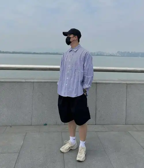 白色运动鞋这一身游街上班让你成为微胖界最靓的仔04#男生简约风穿