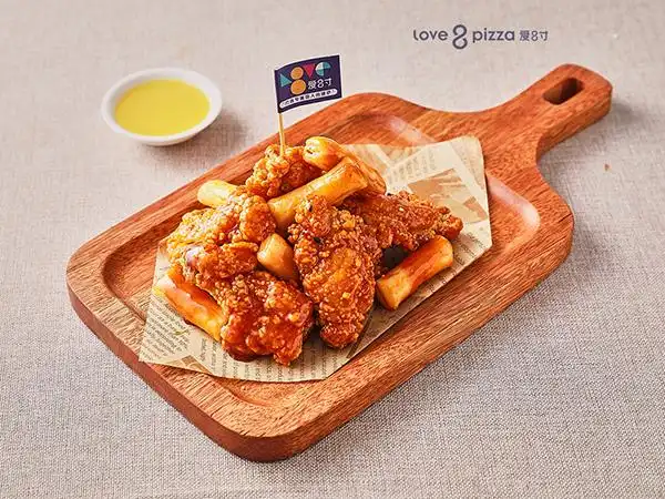 韩式经典炸鸡 年糕