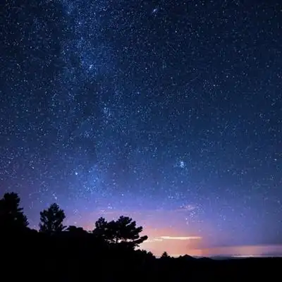 神秘的满天星星的星空风景qq头像图片