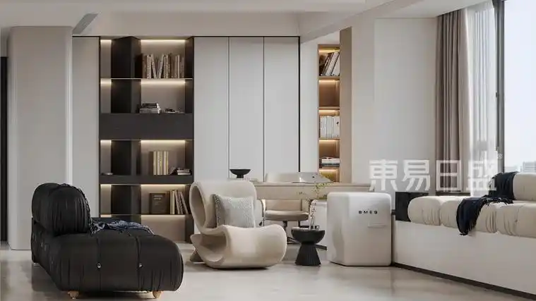 深铁懿府120平现代风格装修效果图