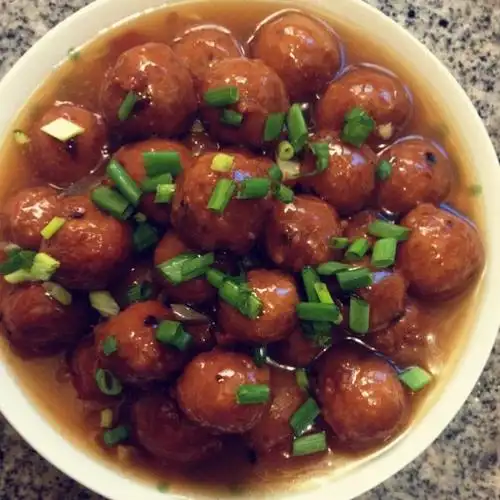 黑牡丹-11做的家常糖醋小肉丸