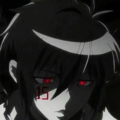 男生动漫孤独黑暗头像二次元黑化压抑男生头像