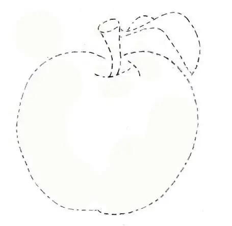 怎么把一张简笔画图片里的线条变成虚线的简笔画