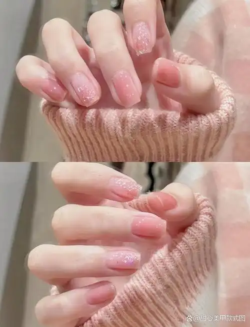 2024年温柔风美甲款式,通勤简约上班族学生党专属