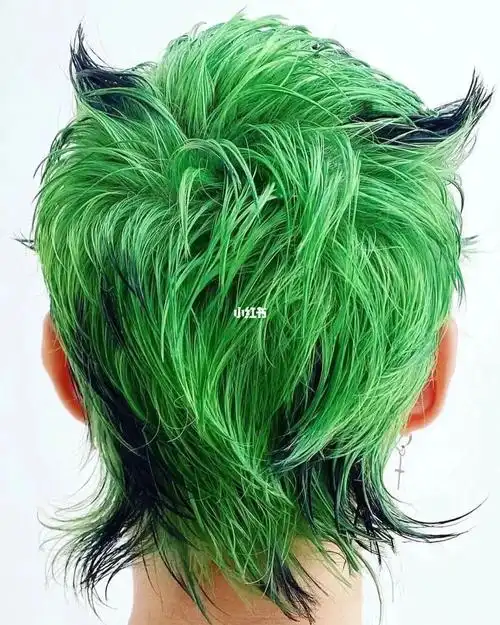 贵阳染发|男士发型|小众发色|男生发色|绿色头发##发型分享