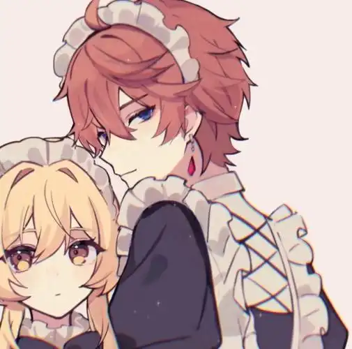 原神  #情侣头像  #达达利亚  #荧