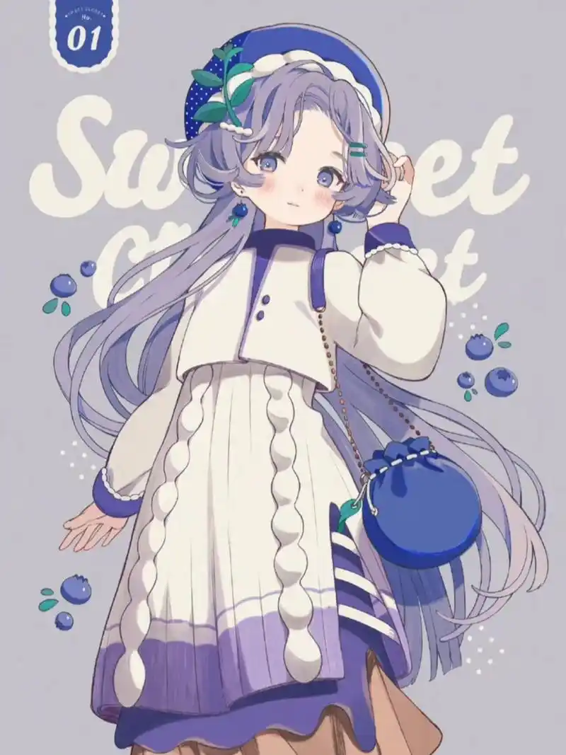 可爱女生 | 动漫人物形象素材