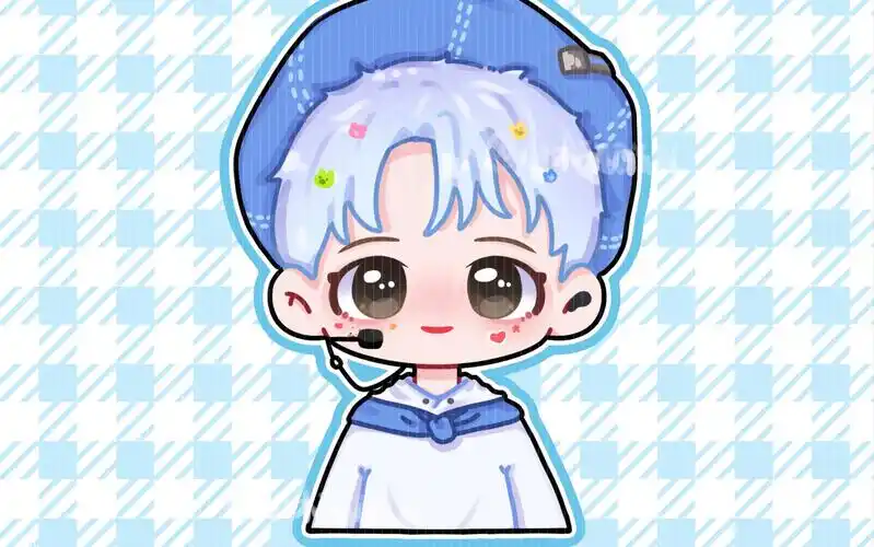 「绘画过程」q版半身无偿展示 |贺峻霖