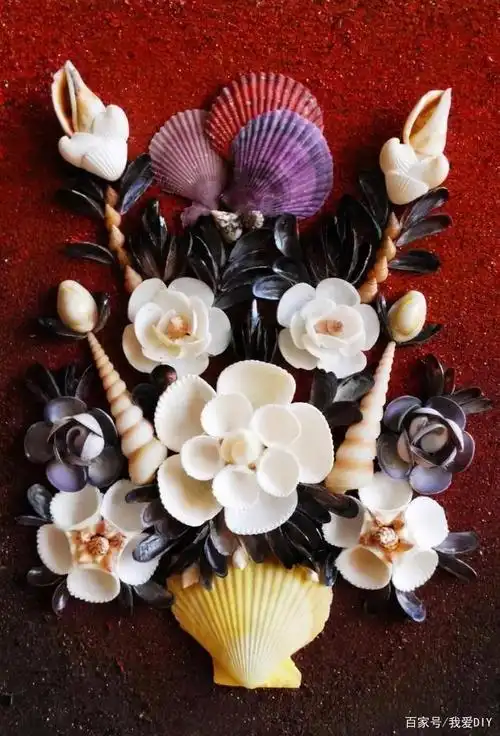 海边捡的贝壳,自己动手改造一番,做出来的贝壳花,非常好看!