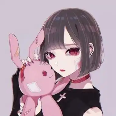 2021动漫短发女生高冷头像卡通头像图片回车桌面