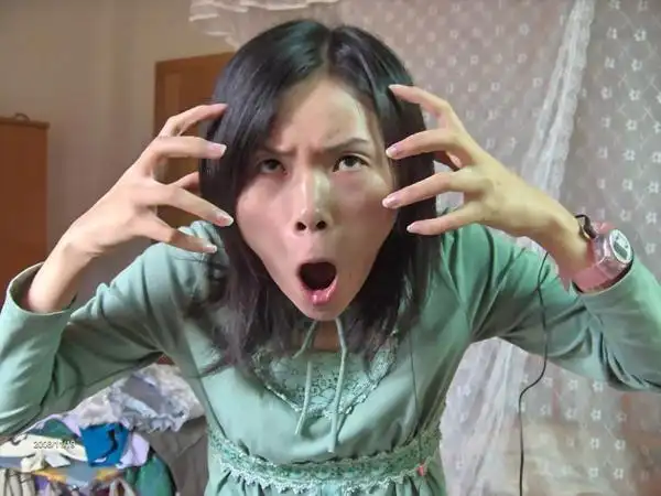 真人爆笑mm的搞怪表情