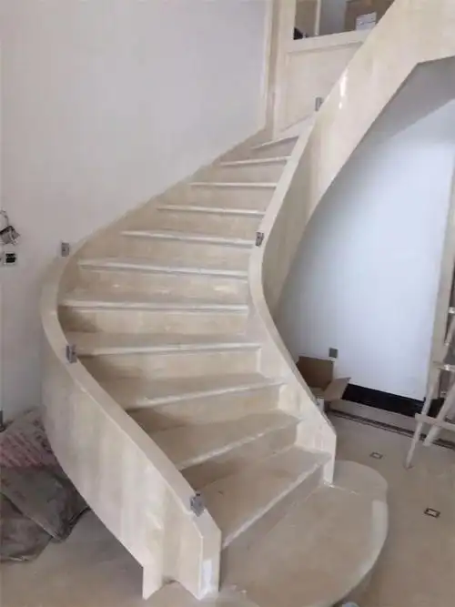 五十款大理石旋转楼梯实拍分享