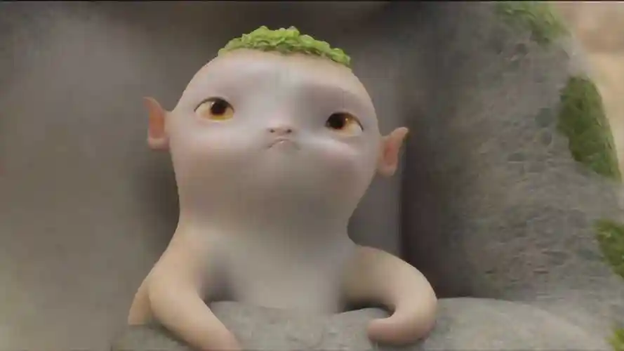 胡巴懂事调皮可爱篝火晚会掉入湖中后和老母亲一起击败大妖