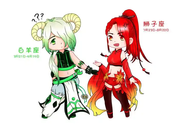 十二星座q版人物设计