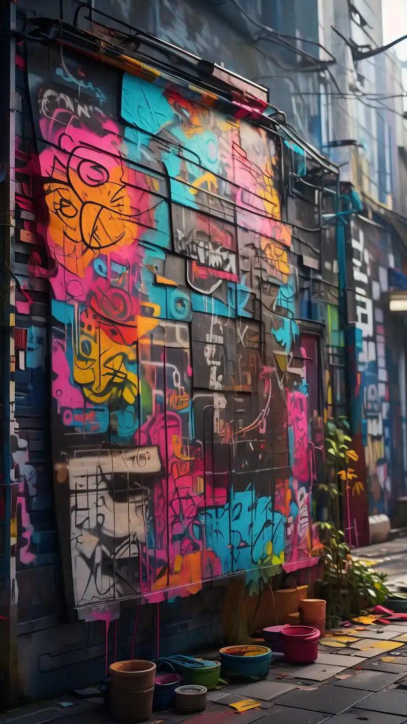 嘻哈风潮壁纸🌃夜幕涂鸦魅力