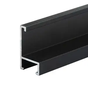 北欧风细边框黑色铝合金画框相框包边条金属铝线条画框窄边铝框条