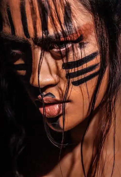 印第安 妆容|摄影|人像摄影|安东nerv_原创作品-站酷zcool