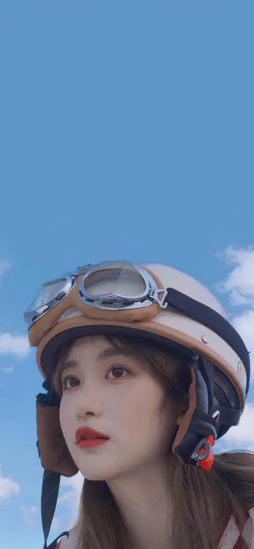 小清新女孩唯美全屏手机壁纸