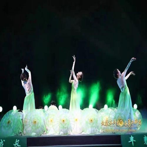 2021春晚同款儿童古典舞茉莉舞蹈演出服茉莉花开中国风伞舞表演服