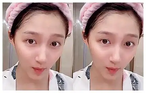 关晓彤当众卸妆看到她离开美颜后的素颜小鹿真是捡到宝了