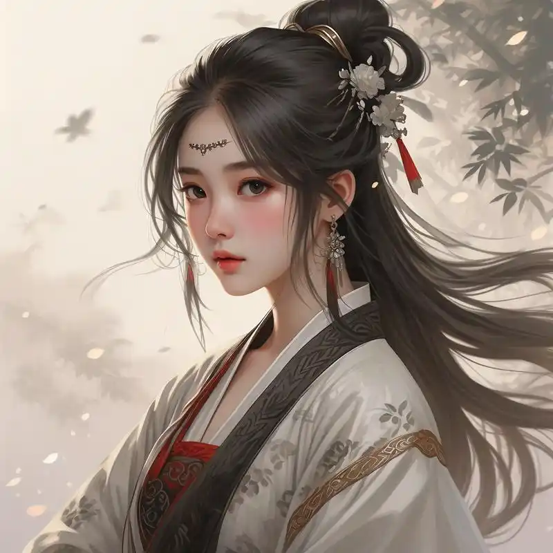 淡雅古风 95 真人女生头像 96 精选